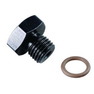 O-Ring Plug AN -12 Black - 3727BLK