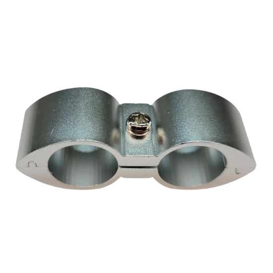 Aluminum Line Separator -10AN, Silver - 210S