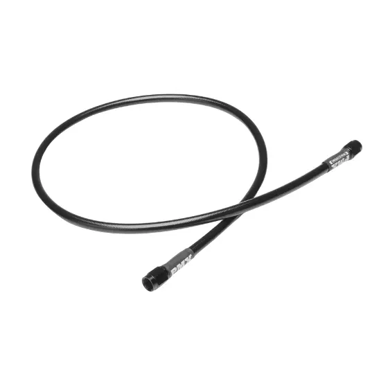 Brake Line #3 Straight/Straight 24" Length, Black, All Sizes 