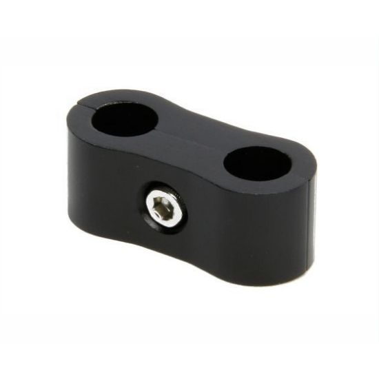 Aluminum Line Separator -6 AN, Black - 206BLK