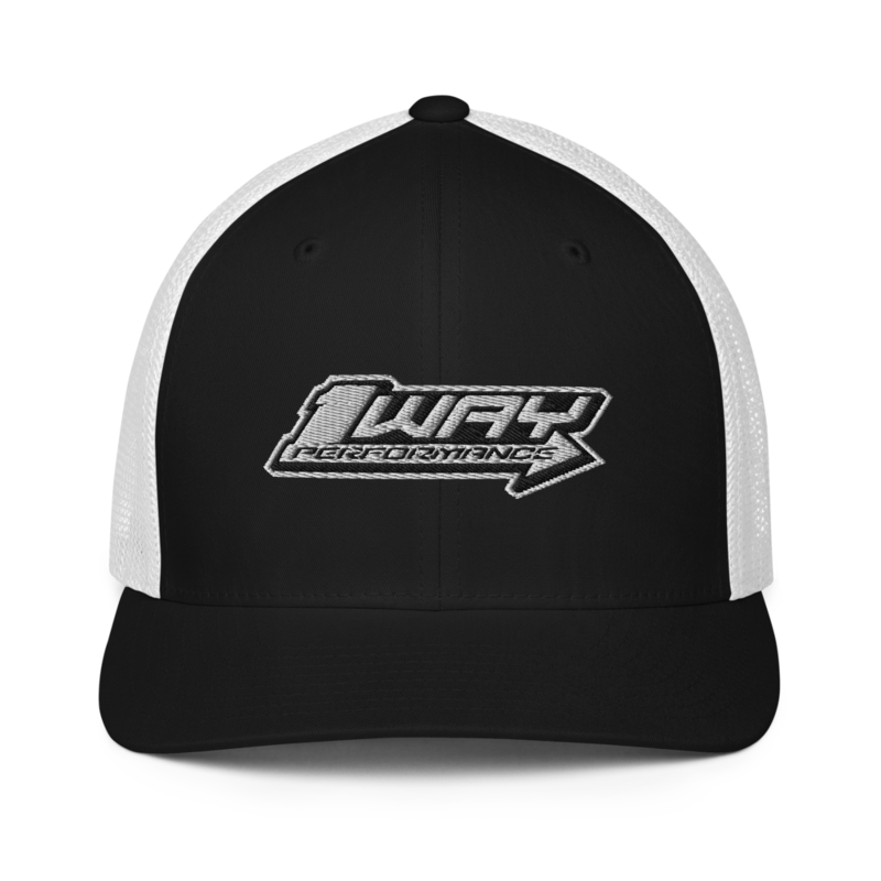 1 Way Performance Closed-back trucker cap