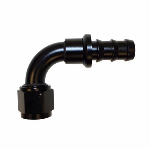 [PRF1532BLK] Push-On Hose Fitting, 90 Degree -6 Black - 1532BLK
