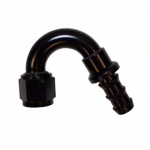 [PRF1555BLK] Push-On Hose Fitting, 150 Degree -12 Black - 1555BLK