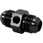 [PRF801-10BLK] Union Port Adapter -10 AN Male with 1/8" NPT, BlK 801-10BLK