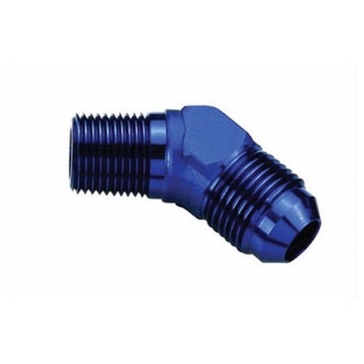 [PRF2025] 45 Degree Male Elbow, -12 AN to 3/4" NPT - 2025