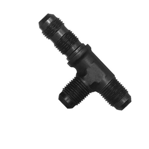 [PRF2815BLK] Bulkhead Run Tee -3 Black - 2815BLK