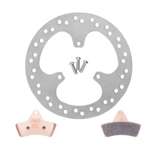 [SMIMICLFR1309630] Titanium Left Front Brake Rotor for Micro Sprint 3 Bolt Hole Pattern for Joes Hub - SMIMICLFR1309630