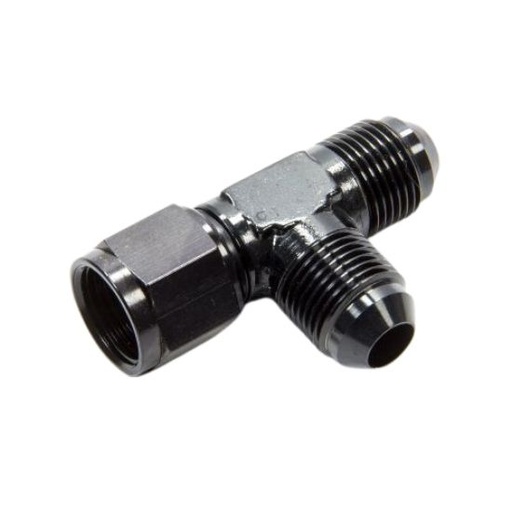 [PRF22923BLK] Female Run Tee Adapter AN -6 Black - 22923BLK