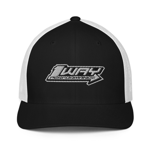 [6A7A247150ADD] 1 Way Performance Closed-back trucker cap